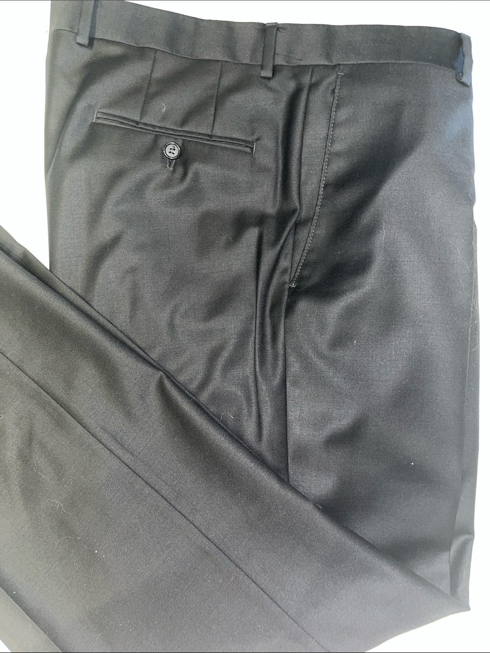 Samuelsohn Black Formal Dress Pants - Classic Flat Front VGUC